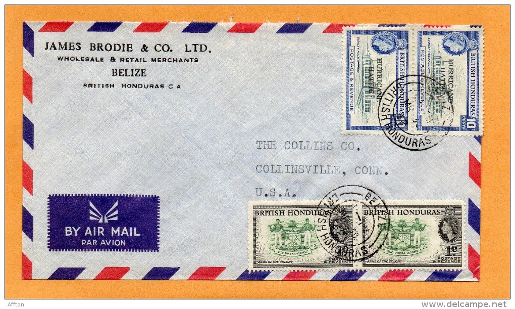 British Honduras 1962 Cover Mailed To USA - British Honduras (...-1970)