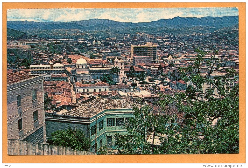 Tegucigalpa Honduras Old Postcard Mailed To USA - Honduras