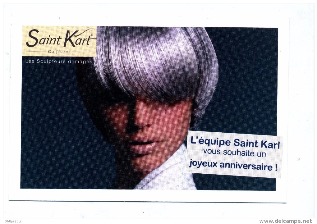 Carte Anniversaire Coiffure Kart Flamme Frad + Muette Colmar - Anniversaire