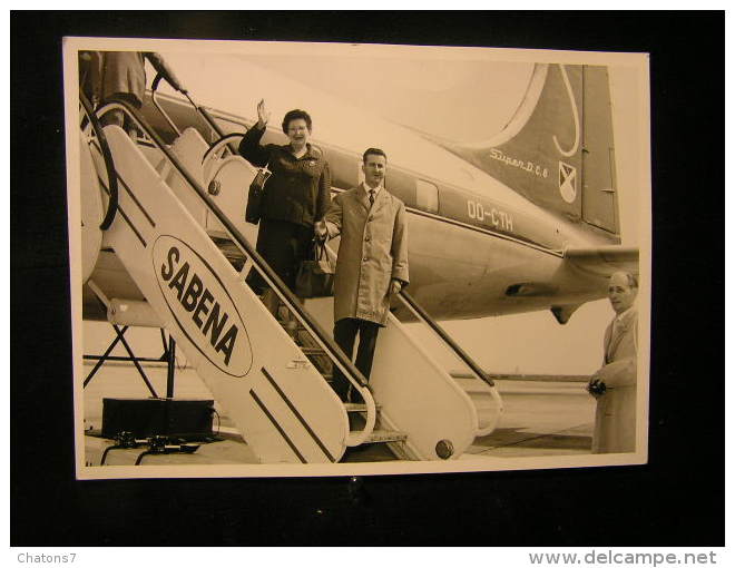 Ap N°16/Avion Super D.C.6 - Sabena,Charlier Brussels Airport (voyage Vers Les Baléares)-format De La Photo 17x13 Cm-1962 - Brussel Nationale Luchthaven