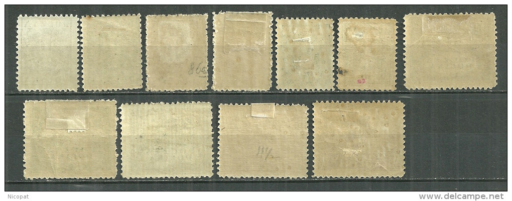 POLAND MH * 11 Timbres De 1919 POLOGNE DU SUD - Ongebruikt