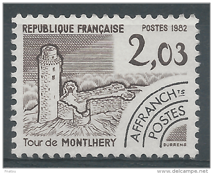 France, Château De Montlhéry, Île-de-France,  1982, MNH VF  Precancel - 1964-1988