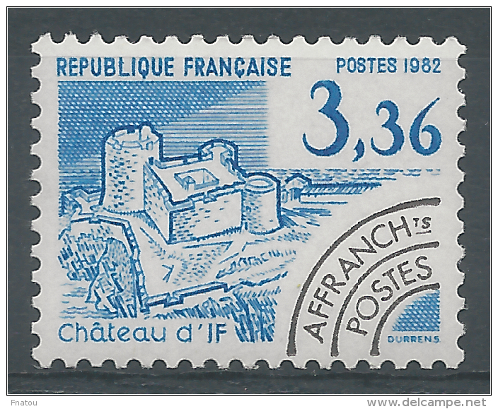 France, Château D'If, Marseille, Provence,  1982, MNH VF  Precancel - 1964-1988