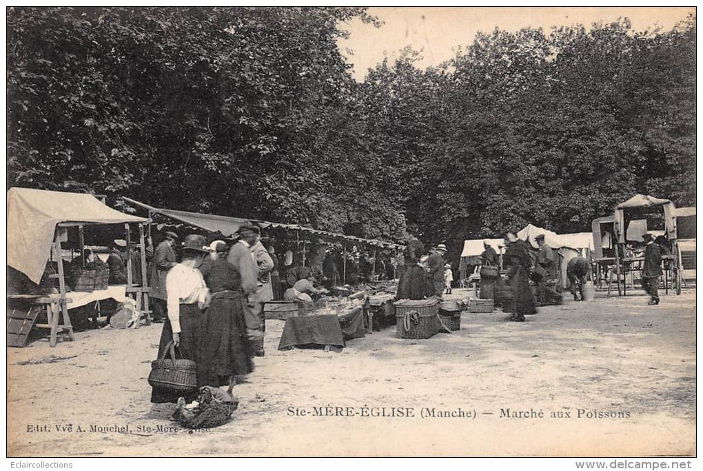 Sainte Mère Eglise      50     Marché Aux Poissons - Sainte Mère Eglise