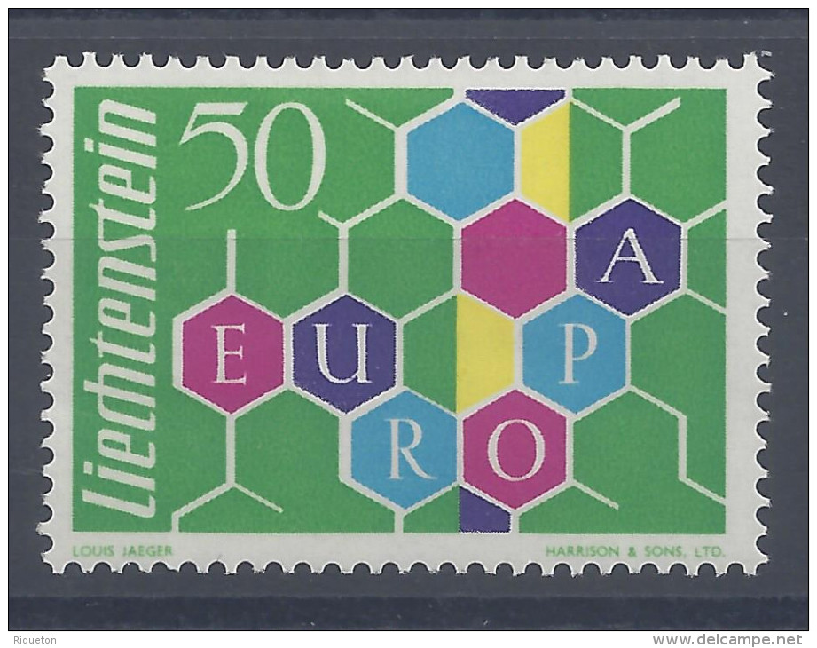 LIECHTENSTEIN - 1960 -   N° 355 - NEUF - X - TB - - Neufs