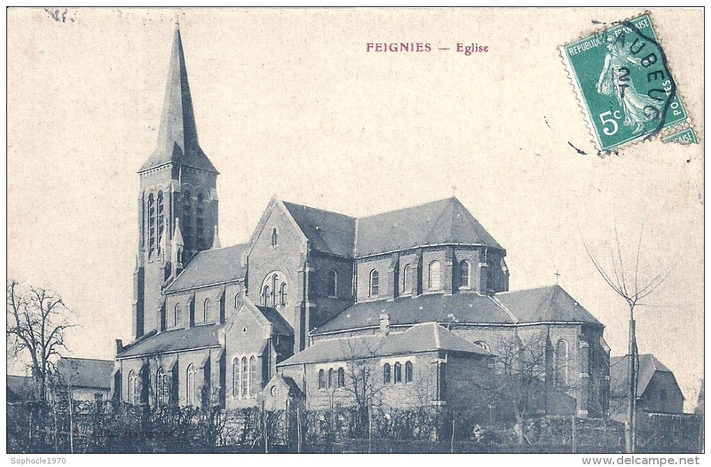 NORD PAS DE CALAIS - 59 - NORD - FEIGNIES - Eglise - Feignies