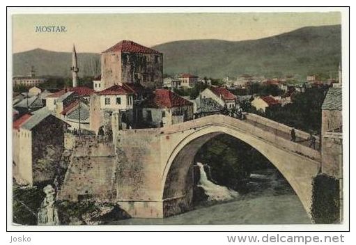 MOSTAR  ( Bosnia And Herzegovina ) * Not Travelled * Islam Religion Mosque AK Ansichtskarten - Islam