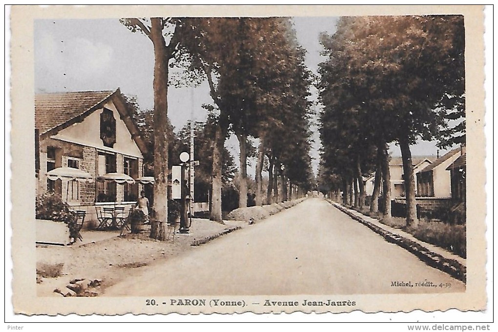 PARON - Avenue Jean Jaurès - Pompe à Essence - Paron