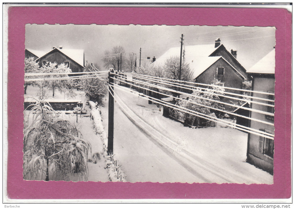 25.- ROCHE-LES-BLAMONT .- Paysage En Hiver - Otros & Sin Clasificación