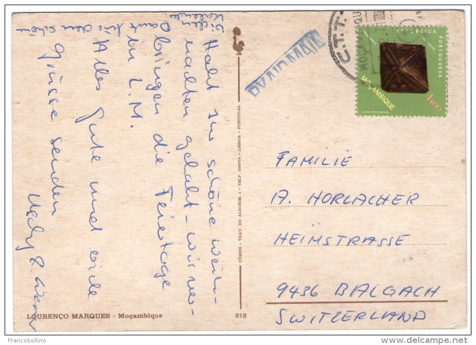 MOZAMBIQUE - LOURENCO MARQUES VIEWS / THEMATIC STAMP-MINERAL - Mozambico