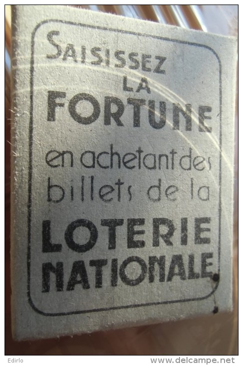 Boite D'allumettes Complète Excellent état LOTERIE NATIONALE Saisissez La Fortune ()NB19 - Boites D'allumettes