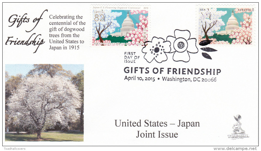 Gifts Of Friendship FDC, With B&w Pictorial Cancel, From Toad Hall Covers #5 Of 7 - 2011-...