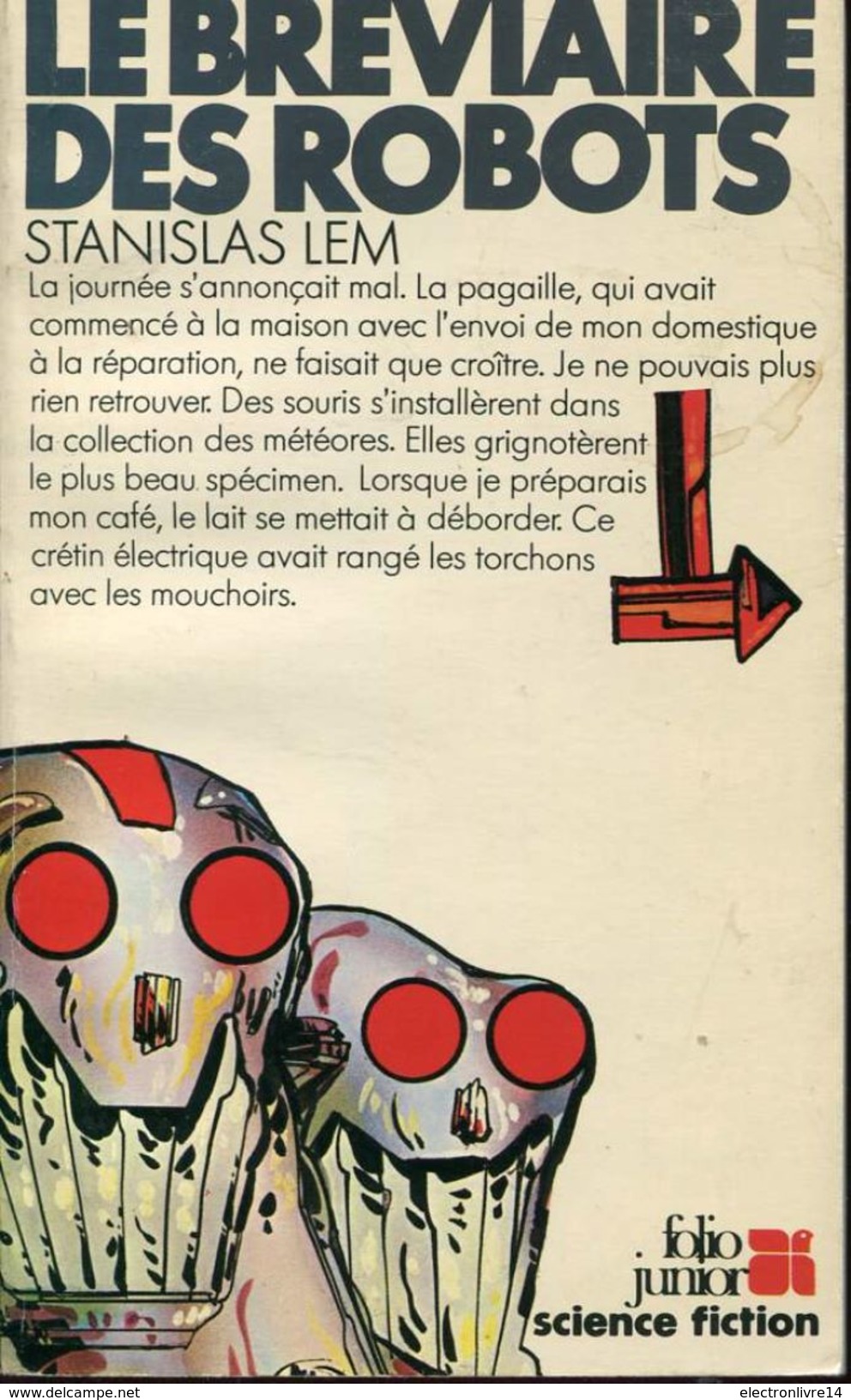 Folio Junior  Lem Le Breviaire Des Robots Illustrations Druillet - Folio SF