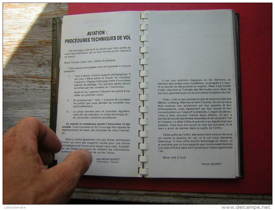 AVIATION  LES PROCEDURES TECHNIQUES DU VOL   JEAN MICHEL BUFFET  INSTRUCTEUR  TESTEUR - AeroAirplanes