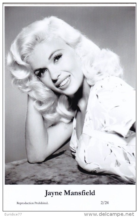 JAYNE MANSFIELD - Film Star Pin Up - Publisher Swiftsure Postcards 2000 - Entertainers