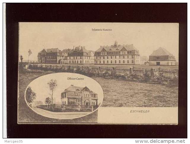 Eschweiler Offizier Casino  &amp; Infanterie Kaserne édit. Cramers &amp; Kunstanstatt  N° 19 5156 - Eschweiler