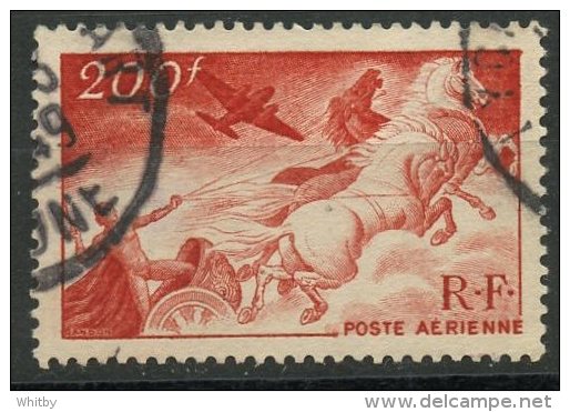 France 1948 200f Chariot Of The Sun Issue #c21 - 1927-1959 Used