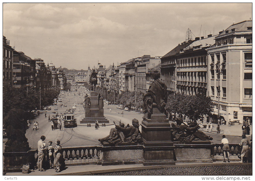 République Tchèque - Prague - Praha - Place Venceslas - Tchéquie