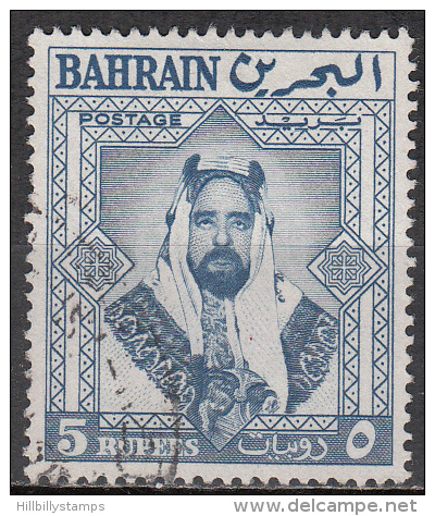 Bahrain    Scott No. 128   Used    Year   1960 - Bahreïn (...-1965)
