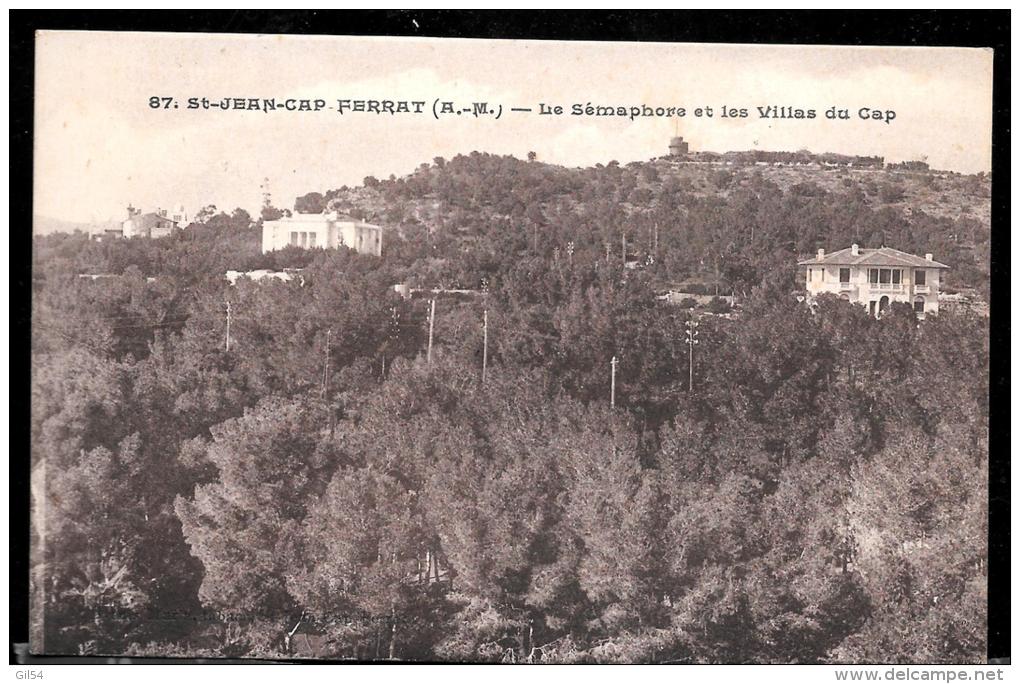87 Saint Jean Cap Ferrat - Le Sémaphore Et Les Villas Du Cap  - Hac96 - Saint-Jean-Cap-Ferrat