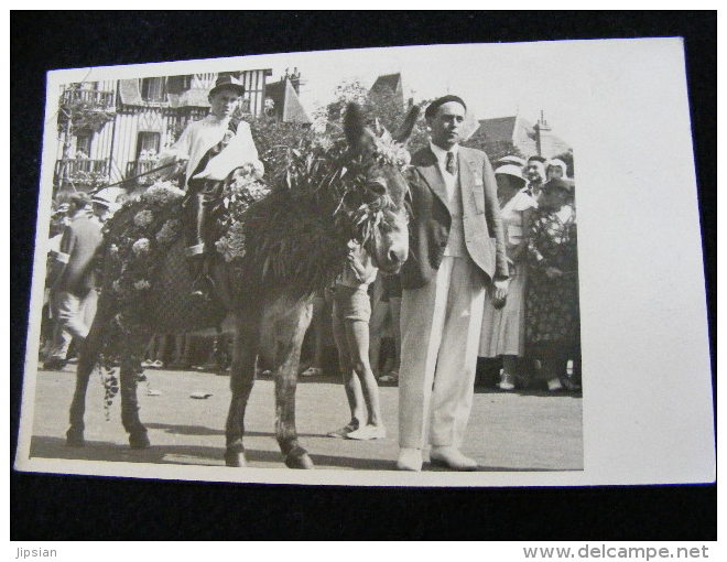 Lot De 4 Cpa Carte Photo à Identifier -- Fête Des Fleurs -- Dont Deux Photographe Studio Leyens Neuilly Sur Seine OCT02 - A Identifier