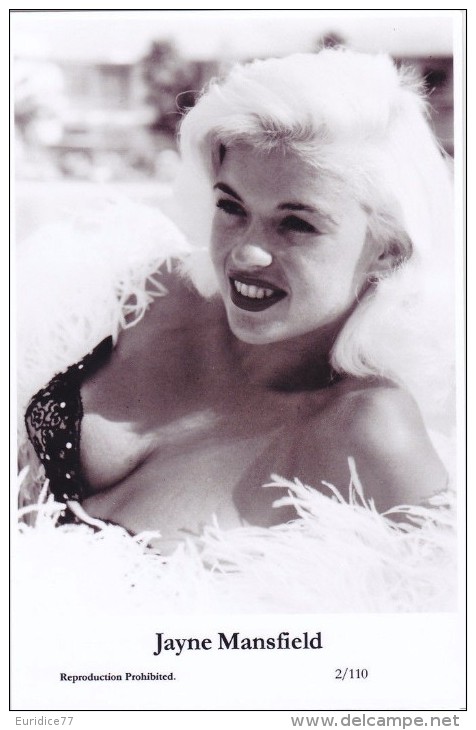 JAYNE MANSFIELD - Film Star Pin Up - Publisher Swiftsure Postcards 2000 - Sin Clasificación