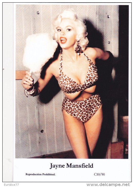 JAYNE MANSFIELD - Film Star Pin Up - Publisher Swiftsure Postcards 2000 - Artistes