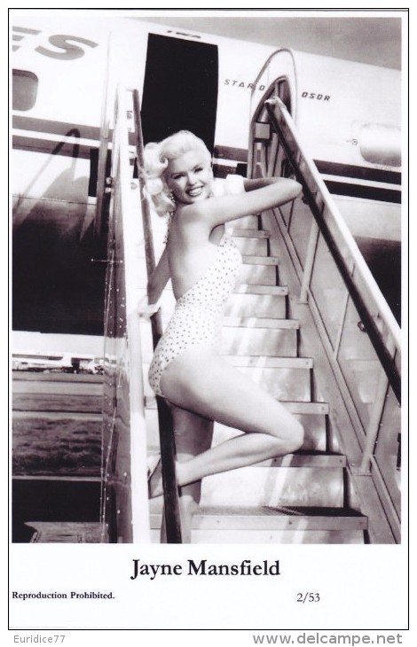 JAYNE MANSFIELD - Film Star Pin Up - Publisher Swiftsure Postcards 2000 - Sin Clasificación