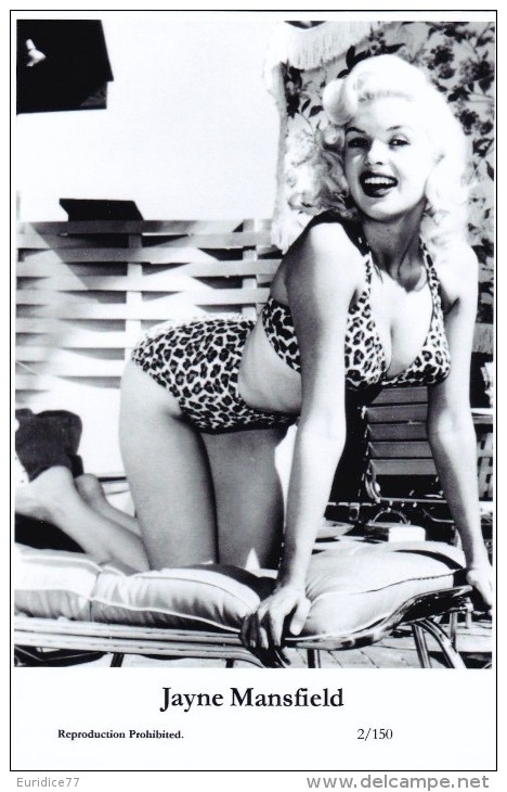 JAYNE MANSFIELD - Film Star Pin Up - Publisher Swiftsure Postcards 2000 - Artistes