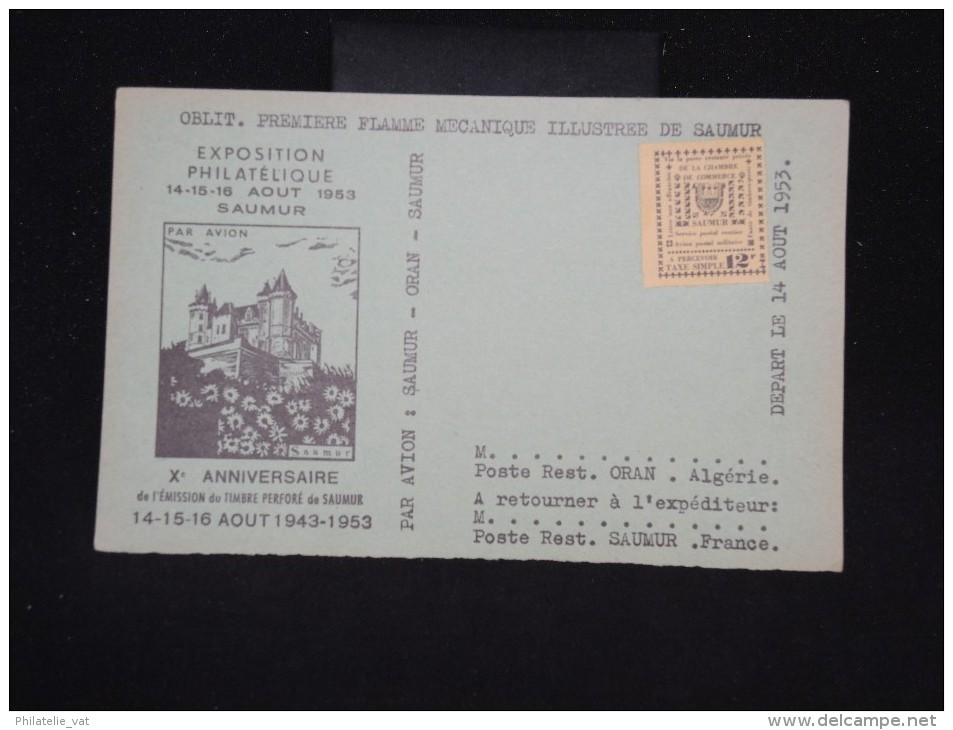 FRANCE - Gréve De Saumur En 1953 Sur Cp Non Voyagé - à Voir - Lot P10128 - Other & Unclassified