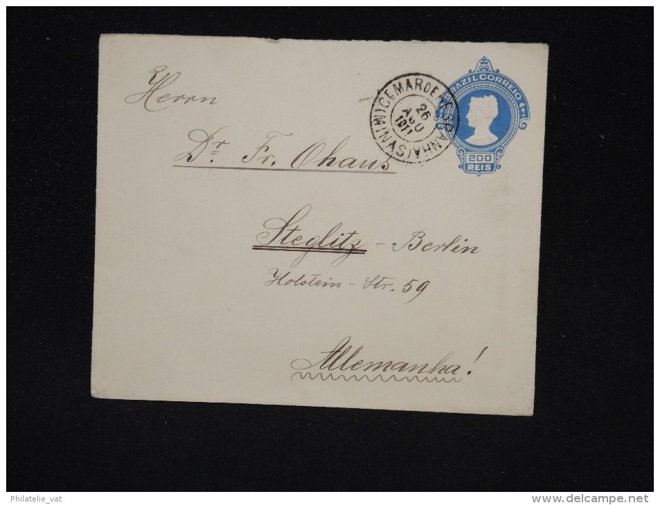 BRESIL - Entier Postal De Minas Pour Berlin En 1911 - à Voir - Lot P10148 - Postal Stationery