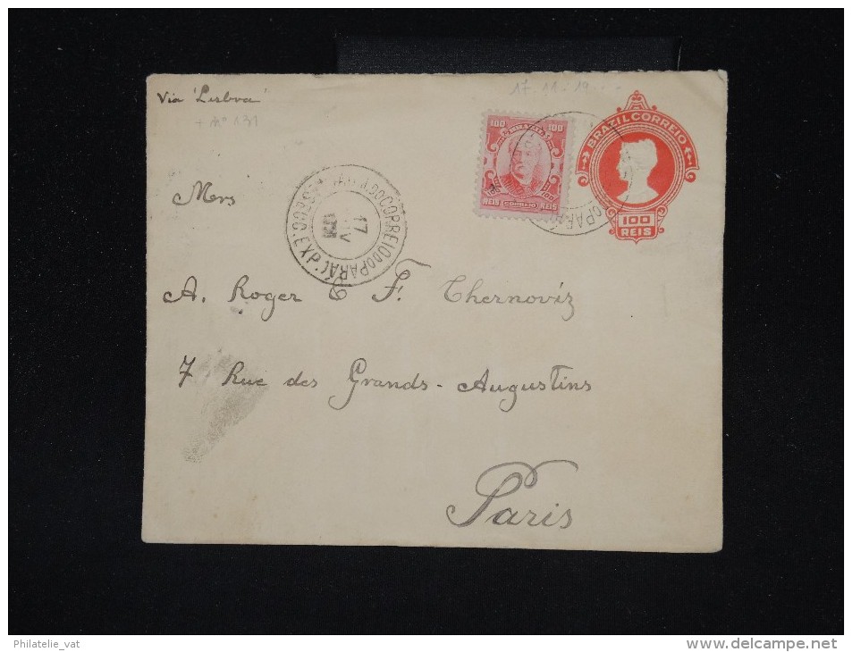 BRESIL -Entier Postal Pour La France En 19.. - à Voir - Lot P10157 - Entiers Postaux