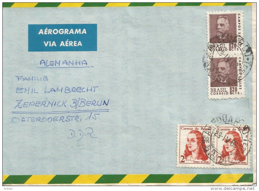 BRASIL CC  1968 - Cartas & Documentos