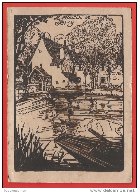 CPA Jarcy - Le Moulin De Jarcy - Gravure - Autres & Non Classés