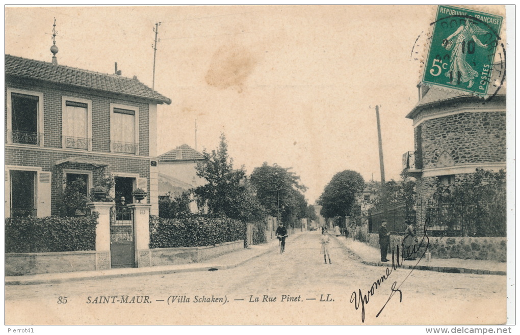 SAINT MAUR DES FOSSES - Villa Schaken - La Rue Pinet - Saint Maur Des Fosses