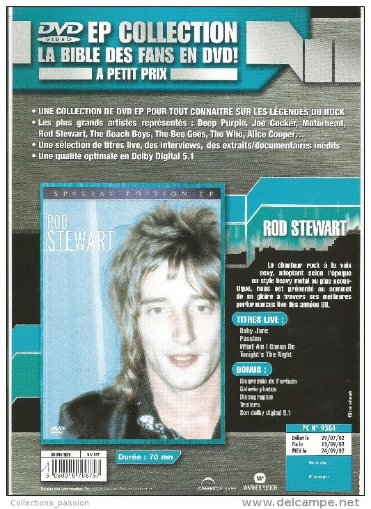 Publicité , Pour Revendeur , Musique , ROD STEWART , 21 X 29.5 , UNIFACE , 2002  , Frais Fr : 1.50€ - Autres & Non Classés