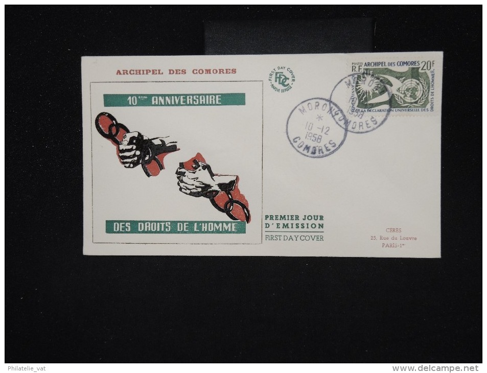 FRANCE - Série de 11 enveloppes de la déclaration des droits de l' homme en 1958 - à voir toutes scannées  - Lot P10199