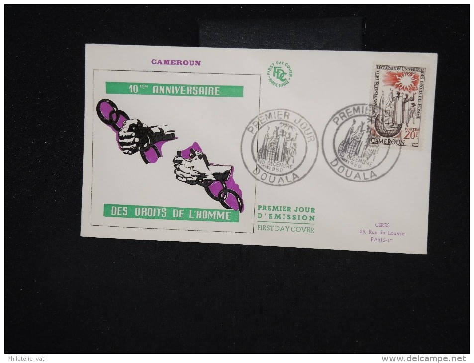 FRANCE - Série de 11 enveloppes de la déclaration des droits de l' homme en 1958 - à voir toutes scannées  - Lot P10199