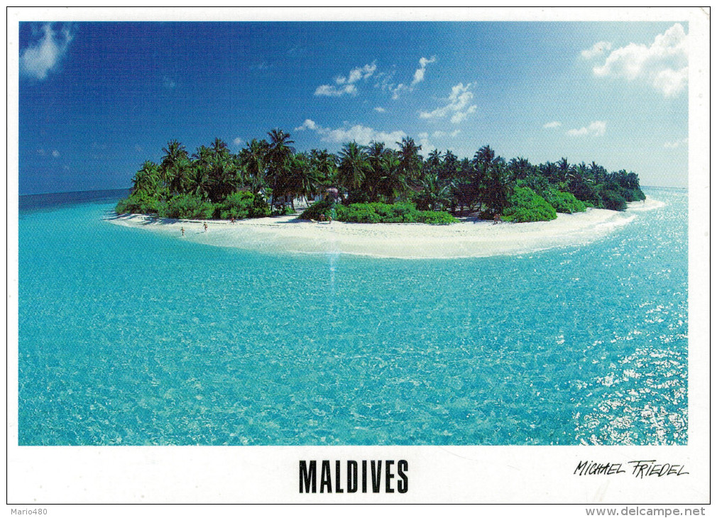 MALDIVES    CORUMBA     (VIAGGIATA) - Maldive