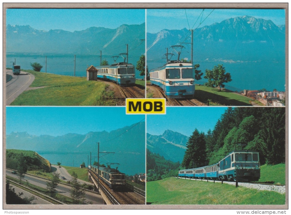 MOB Montreux Oberland Bernois - Trains - Railway - Bahn - Trains