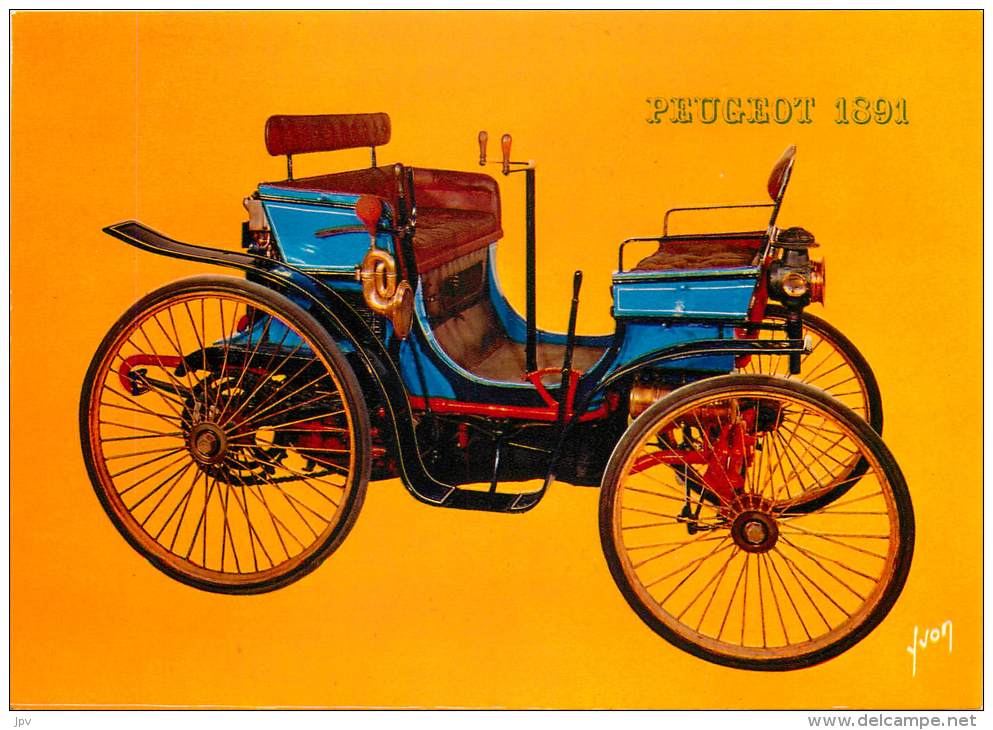 VOITURE PEUGEOT 1891 . - Passenger Cars