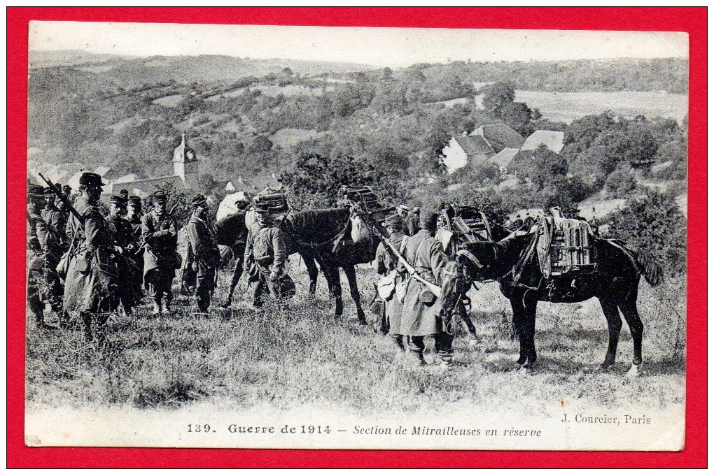 Section De Mitrailleuses En Réserve. F.M. 66ème Régiment Territorial D'Infanterie ( 2è.Compagnie). 1915 - Guerre 1914-18