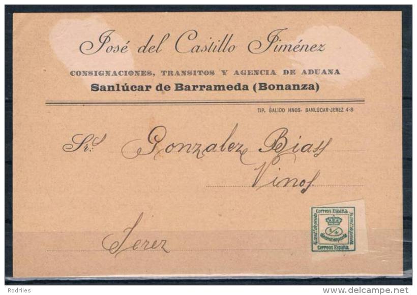 SANLUCAR A JEREZ - Cartas & Documentos