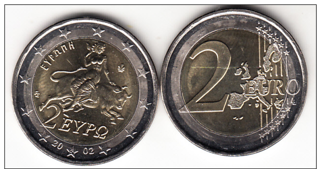 GRECIA    2002   2 EUROS  TIPO  CON CECA "S" FINLANDIA   NUEVA SIN CIRCULAR   CN4398 - Grecia