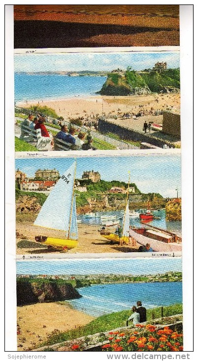 Newquay Lettercard 6 Views 1972 - 4 Scans - Newquay