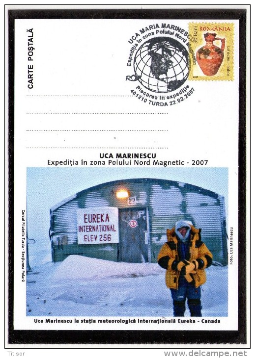 Uca Marinescu At Magnetic North Pole 125 Years. Turda 2007. - Arktis Expeditionen