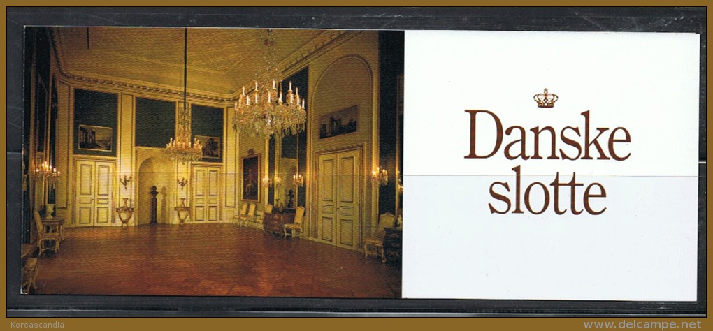 DENMARK 1994 DANISH CASTLES STAMP BOOKLET WITH 8 STAMPS - Unused Stamps