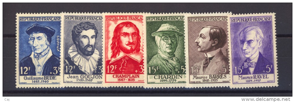 01211  -   France :  Yv  1066-71  ** - Unused Stamps