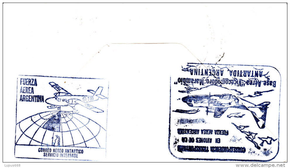 Argentinien 1979  Brief Mit 4 Schmuckstempeln Aus Der Antarktis In Die BRD - Polar Flights