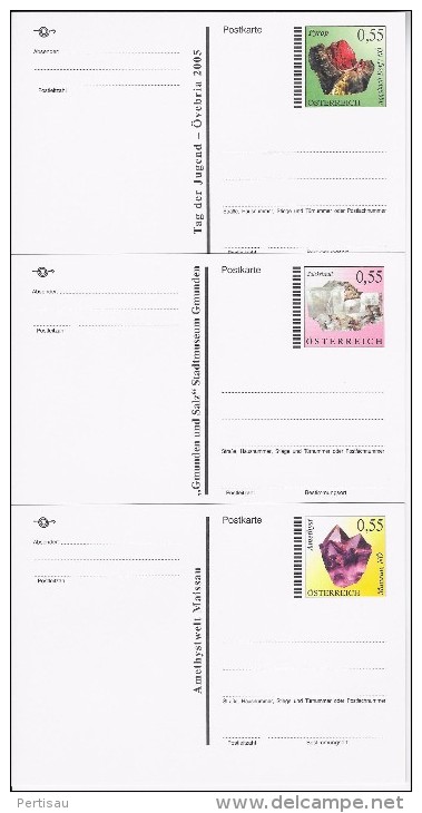 3 Postkarte-Amethyswelt Maissau-Gmunden Salz-Tag Der Jugend Ovebria - Autres & Non Classés